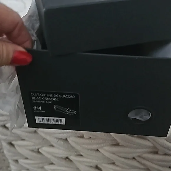 Brand new coach black and gray printed loafers, size 8 - Picture 4 of 5